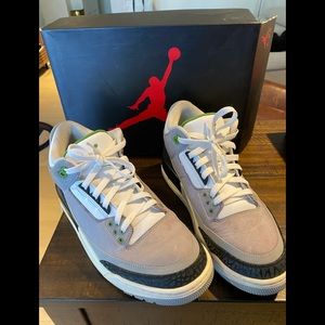 Air Jordan 3 Retro Chlorophyll US Size 9.5